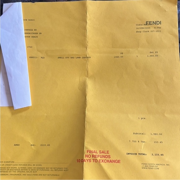 Authentic Fendi spy - Picture 7 of 13